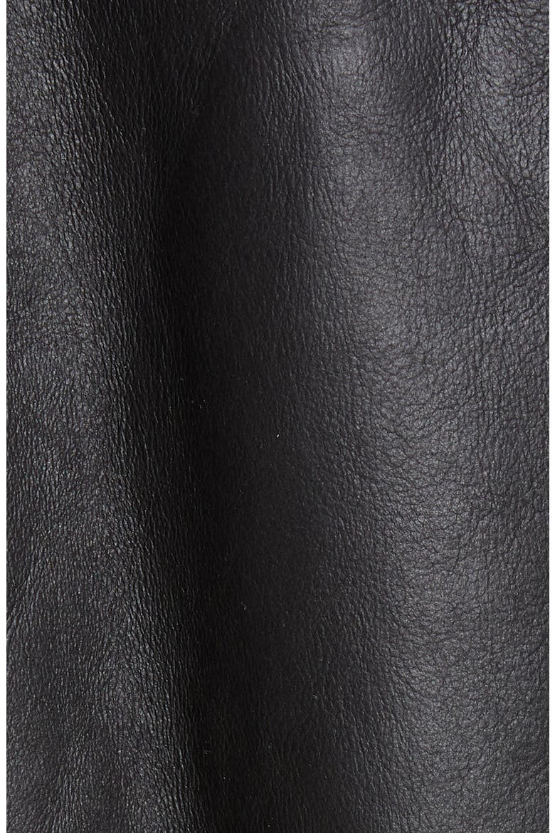 Reversible Genuine Shearling Parka (Nordstrom Exclusive), Alternate, color, BLACK