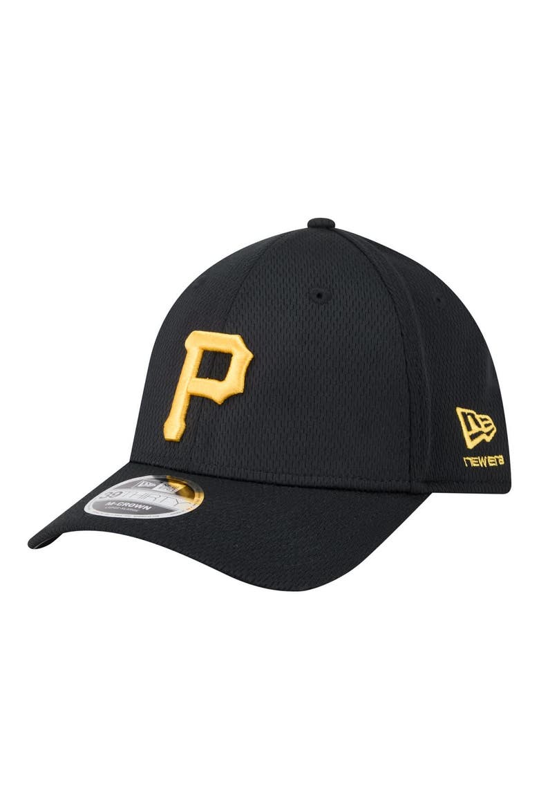 Men's New Era Black Pittsburgh Pirates Dash 39THIRTY Flex Hat, Main, color, Black
