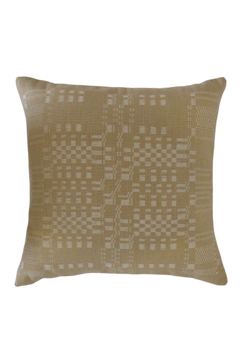 Chinchen Handwoven Pillow - Cover + Insert, Alternate, color, Beige