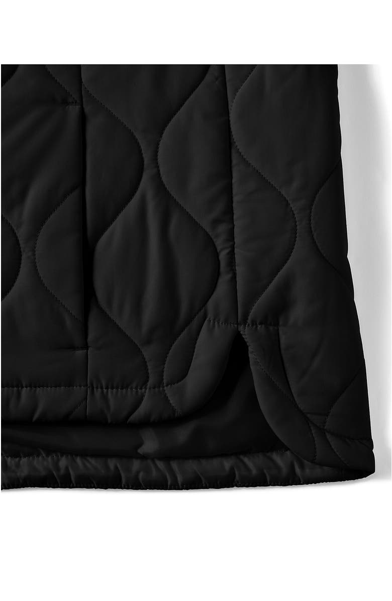 Lands' End FeatherFree Insulated Vest, Alternate, color, Black