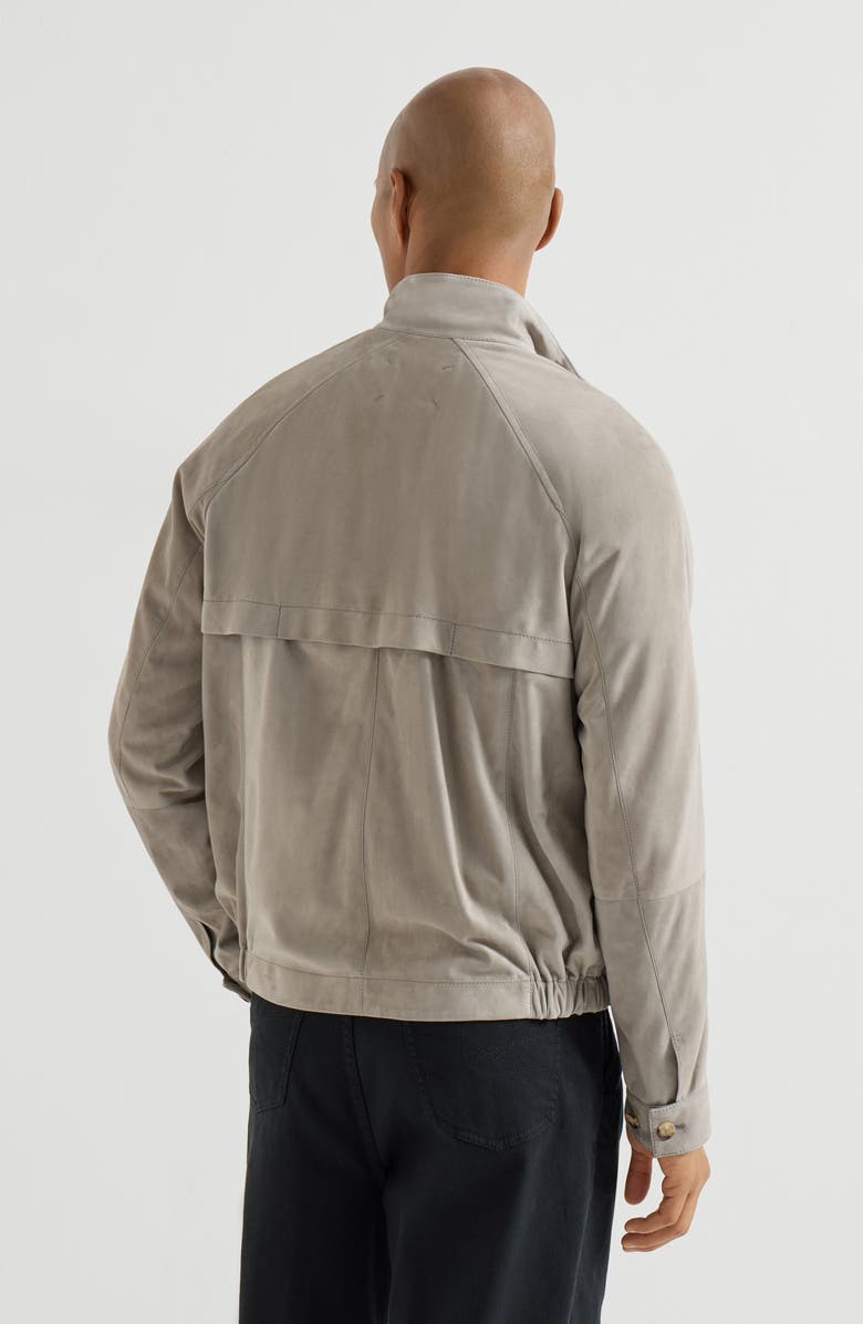 Brunello Cucinelli Suede jacket, Alternate, color, Khaki