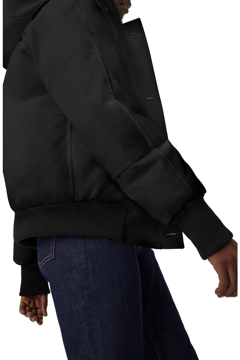 Chilliwack 625 Fill Power Down Bomber Jacket, Alternate, color, BLACK