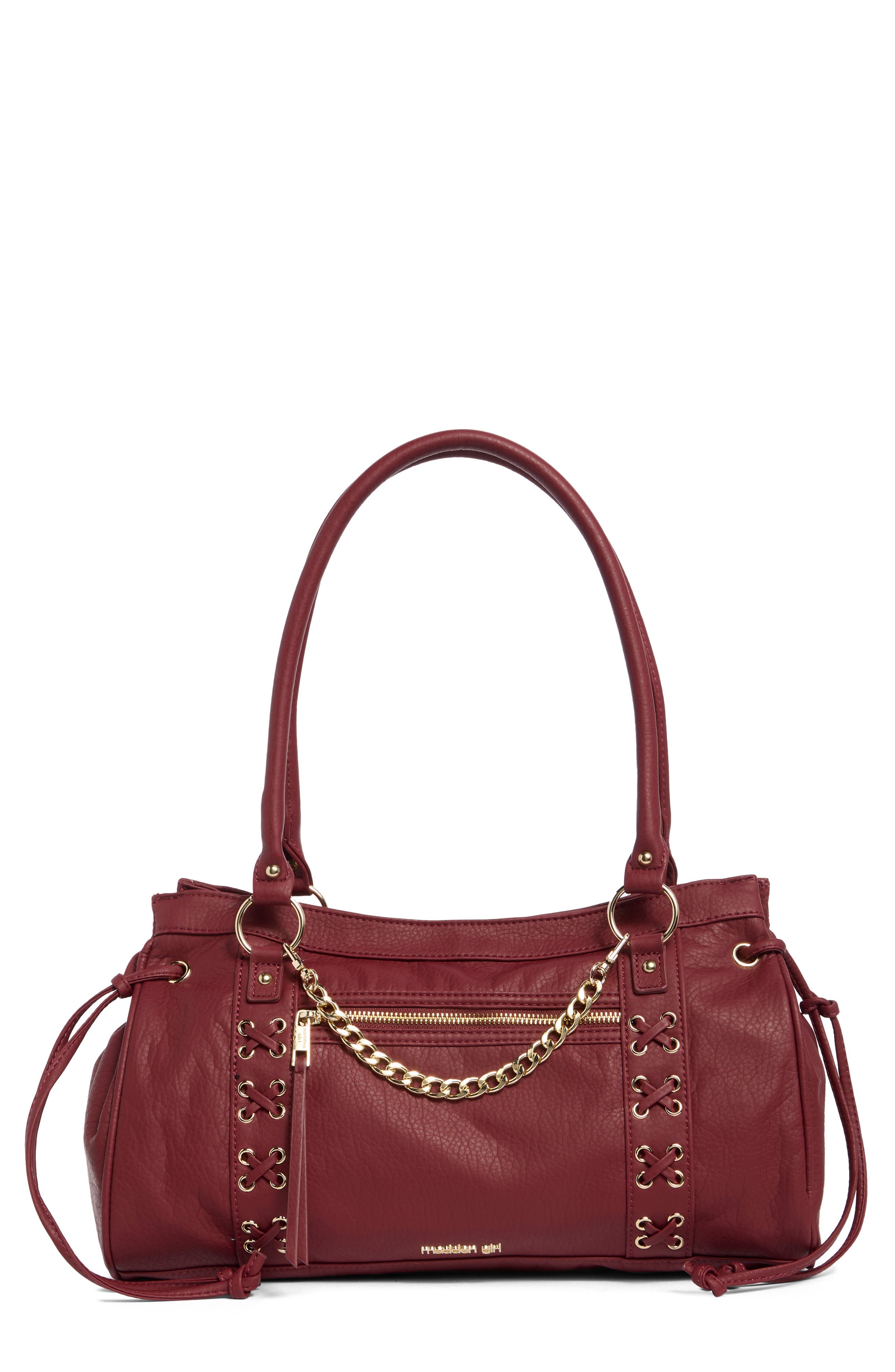 Washed Faux Leather Tote