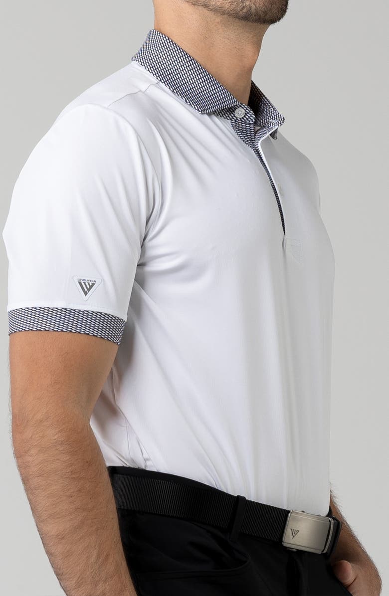 LEVELWEAR Thomas Knit Polo, Alternate, color, White