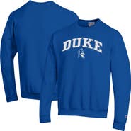 Champion Men's Champion Royal Duke Blue Devils Arch Over Logo Pullover Sweatshirt
