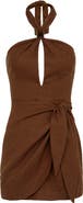 ViX Paula Hermanny Luna Linen Blend Cover-Up Dress