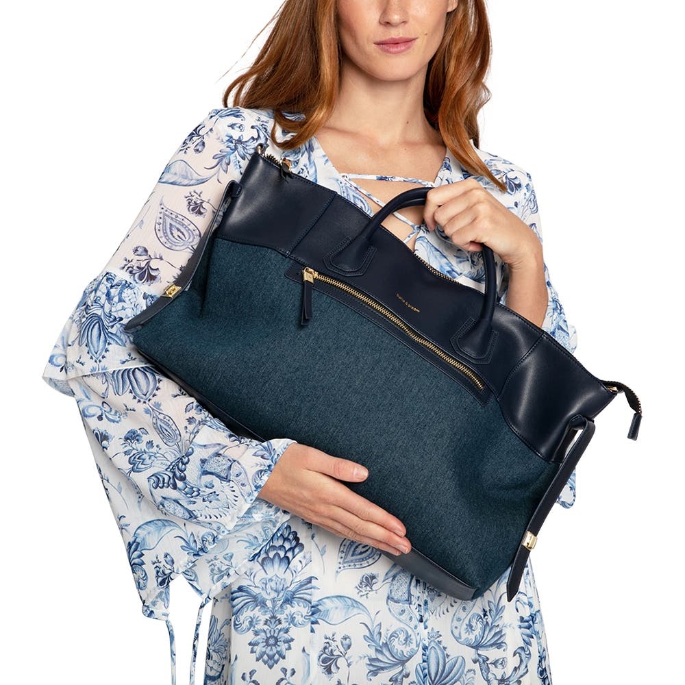 Belle & Bloom Wild Heart Weekender Bag, Alternate, color, Blue