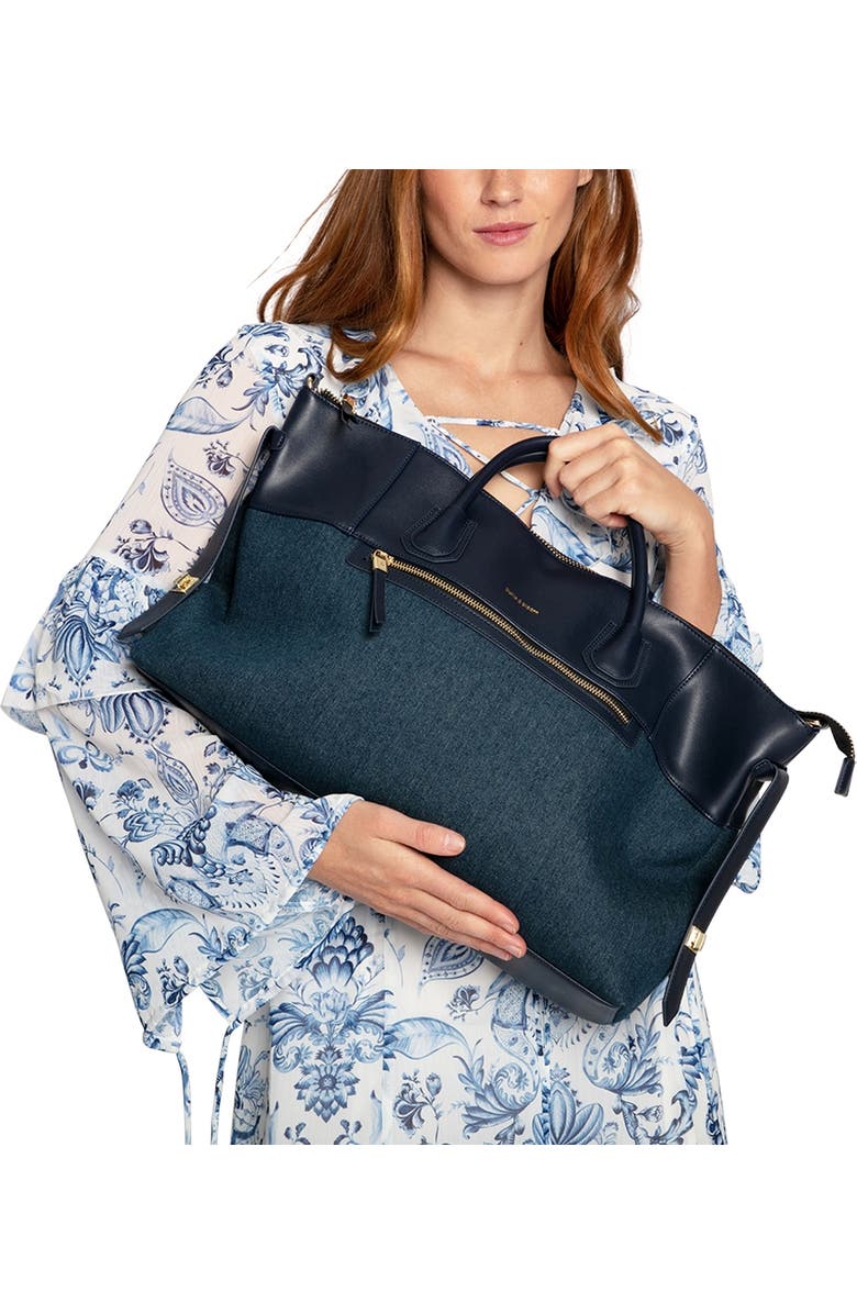 Belle & Bloom Wild Heart Weekender Bag, Alternate, color, Blue