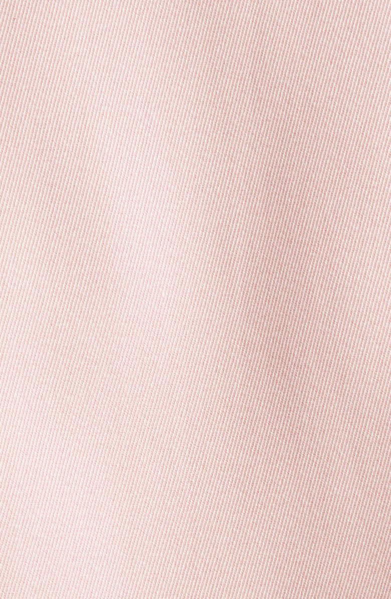 ST. JOHN Braided Trim Stretch Twill Crop Jacket, Alternate, color, Pink