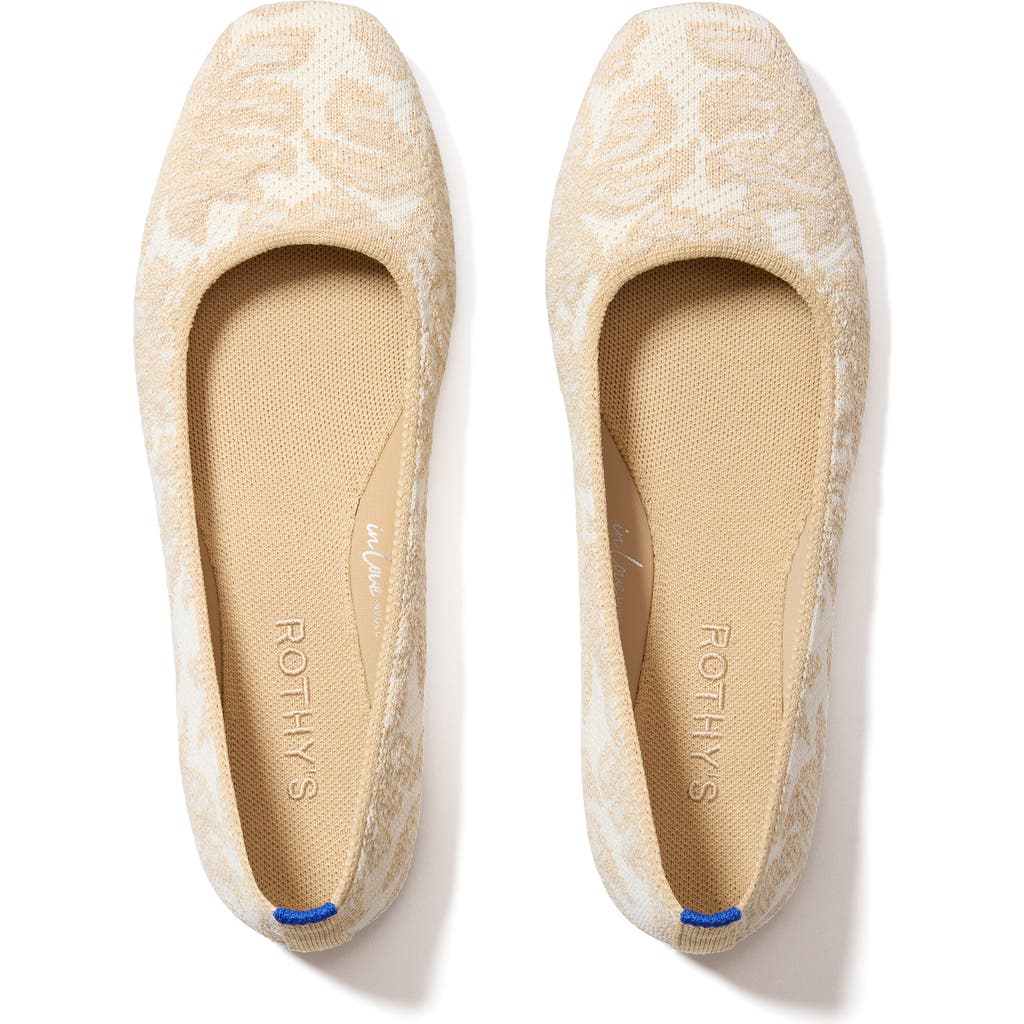 Floral Rothys Rothys The Max Square In White In Neutral | ModeSens