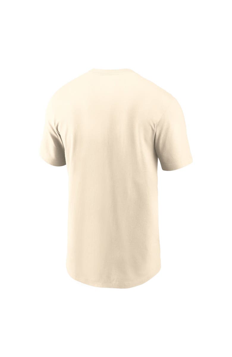 Nike Men's Nike Cream Texas Rangers City Connect Large Logo T-Shirt, Alternate, color,