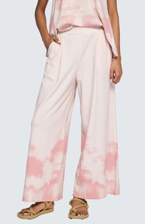 Daris Garment-Dyed A-Line Pants