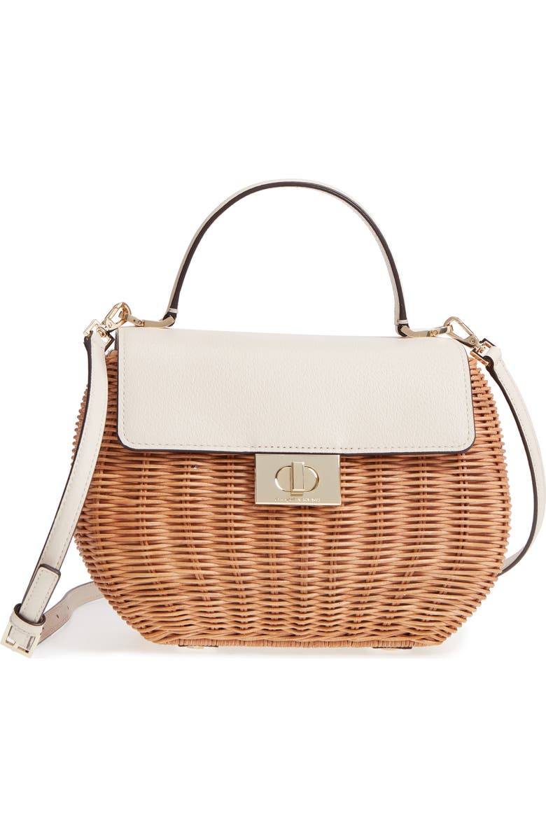 Kate Spade New York bloom street - justina wicker satchel, Main, color,