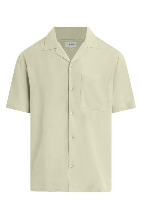 Joe's Viscose Camp Shirt In Sage