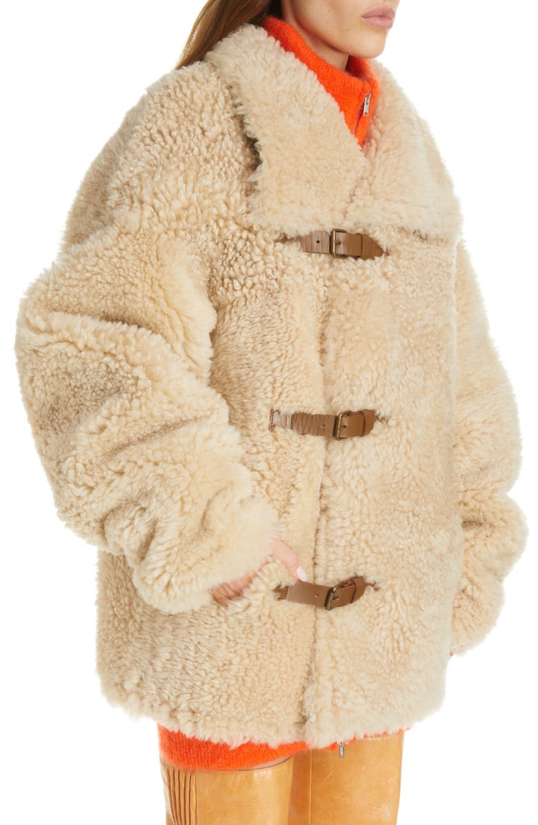Isabel Marant Bealila Genuine Shearling Coat, Alternate, color,