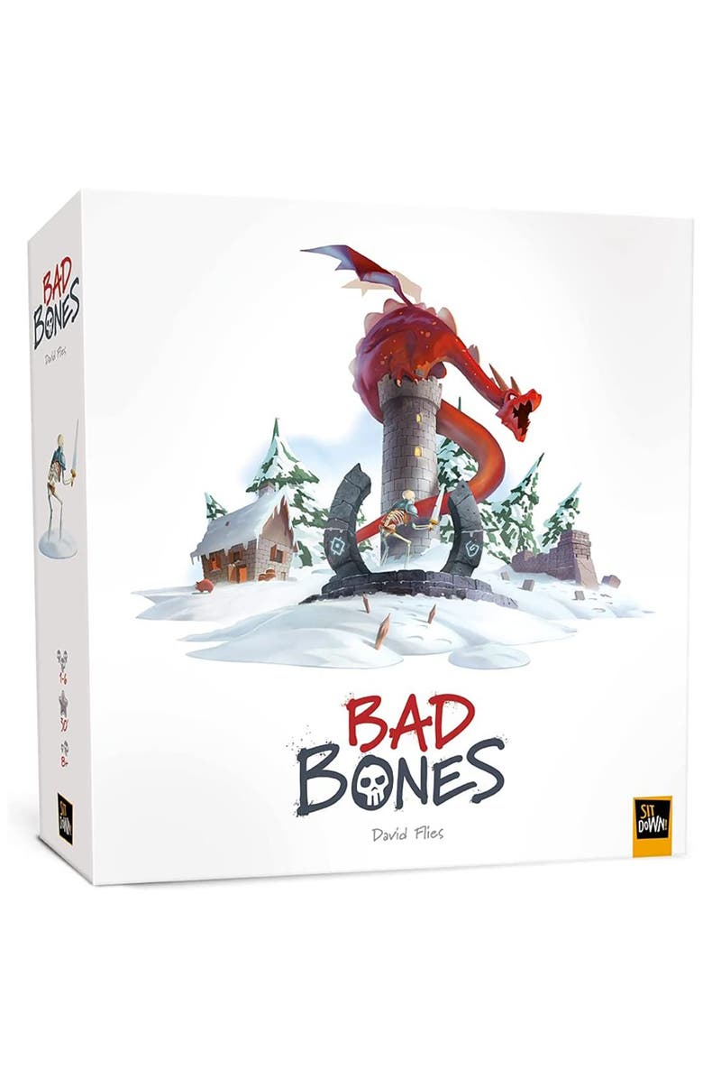 Sit Down! Bad Bones, Family Board Game, Ages 8+, Main, color, Multicolored