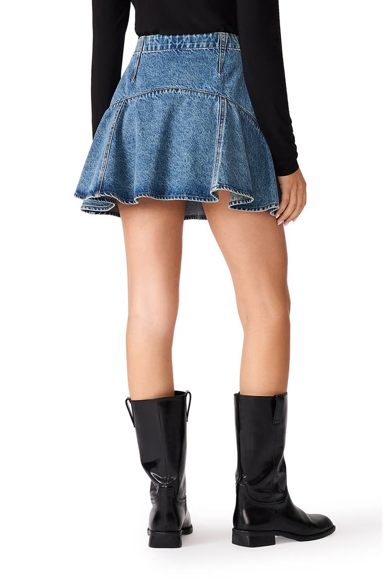 Natallie Denim Miniskirt, Alternate, color, IMPERIAL BLUE