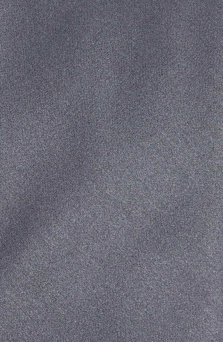 Canali Solid Silk Tie, Alternate, color, Charcoal