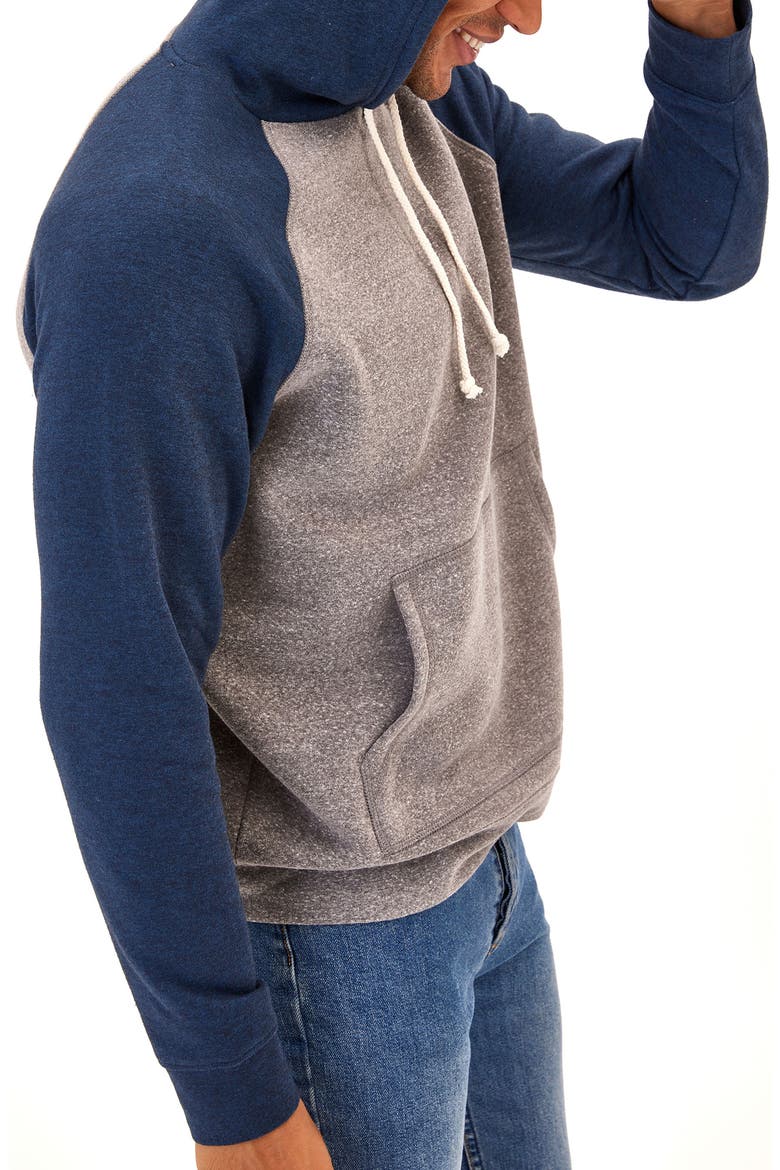 Baseline Hoodie, Alternate, color, HEATHER GREY / MIDNIGHT