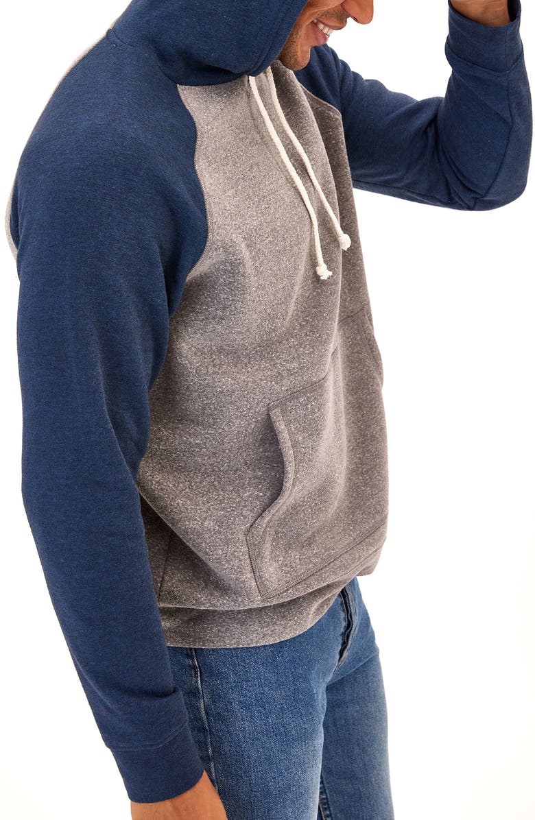 Threads 4 Thought Baseline Hoodie, Alternate, color, Heather Grey / Midnight