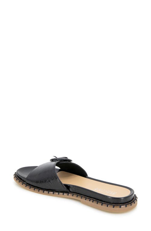 Reaction Kenneth Cole Syrena Buckle Slide Sandal In Black