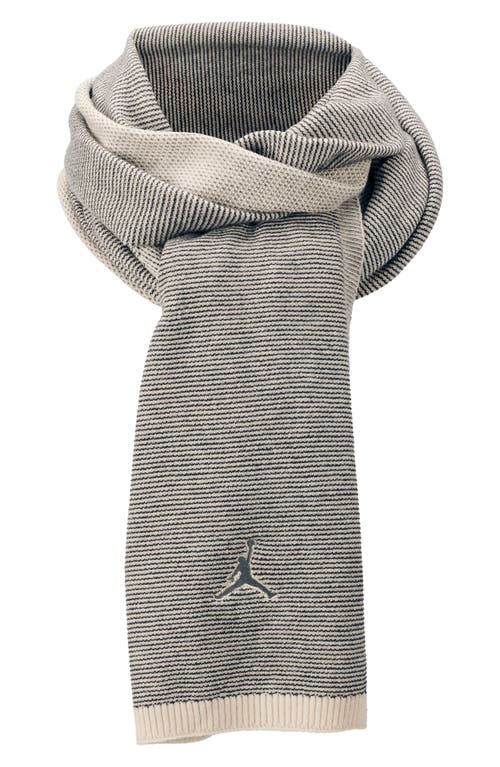 Jordan Airy Knit Scarf In Black