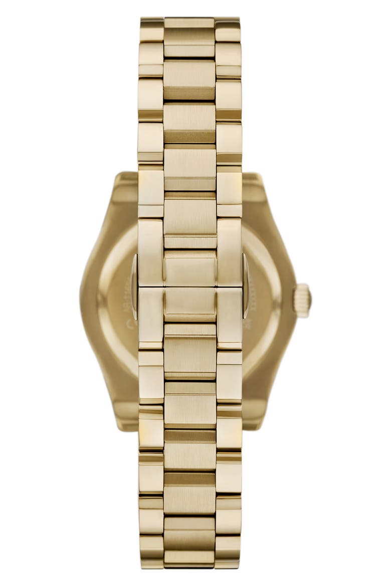 Three-Hand Bracelet Watch, 32mm, Alternate, color, GOLD