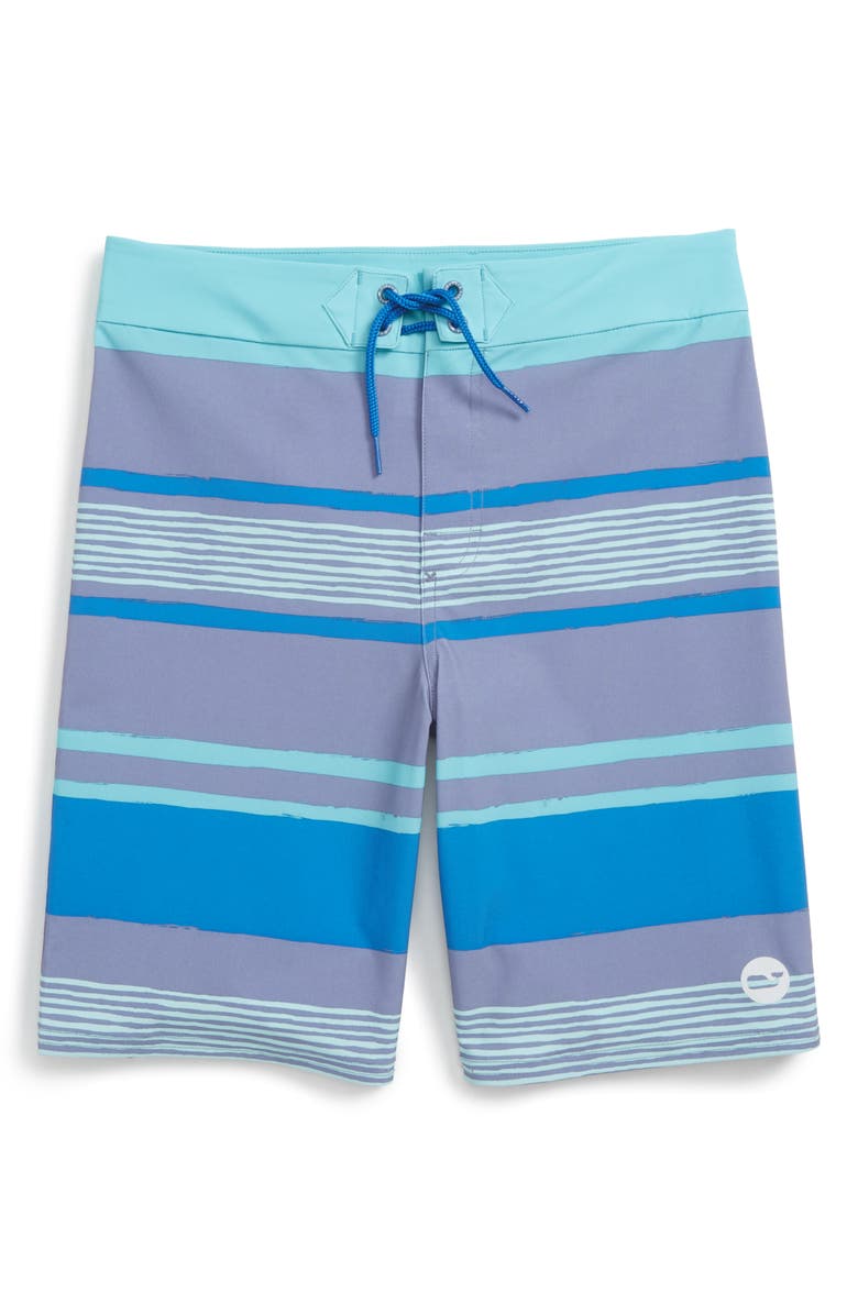 vineyard vines Surfer Stripe Board Shorts, Main, color,