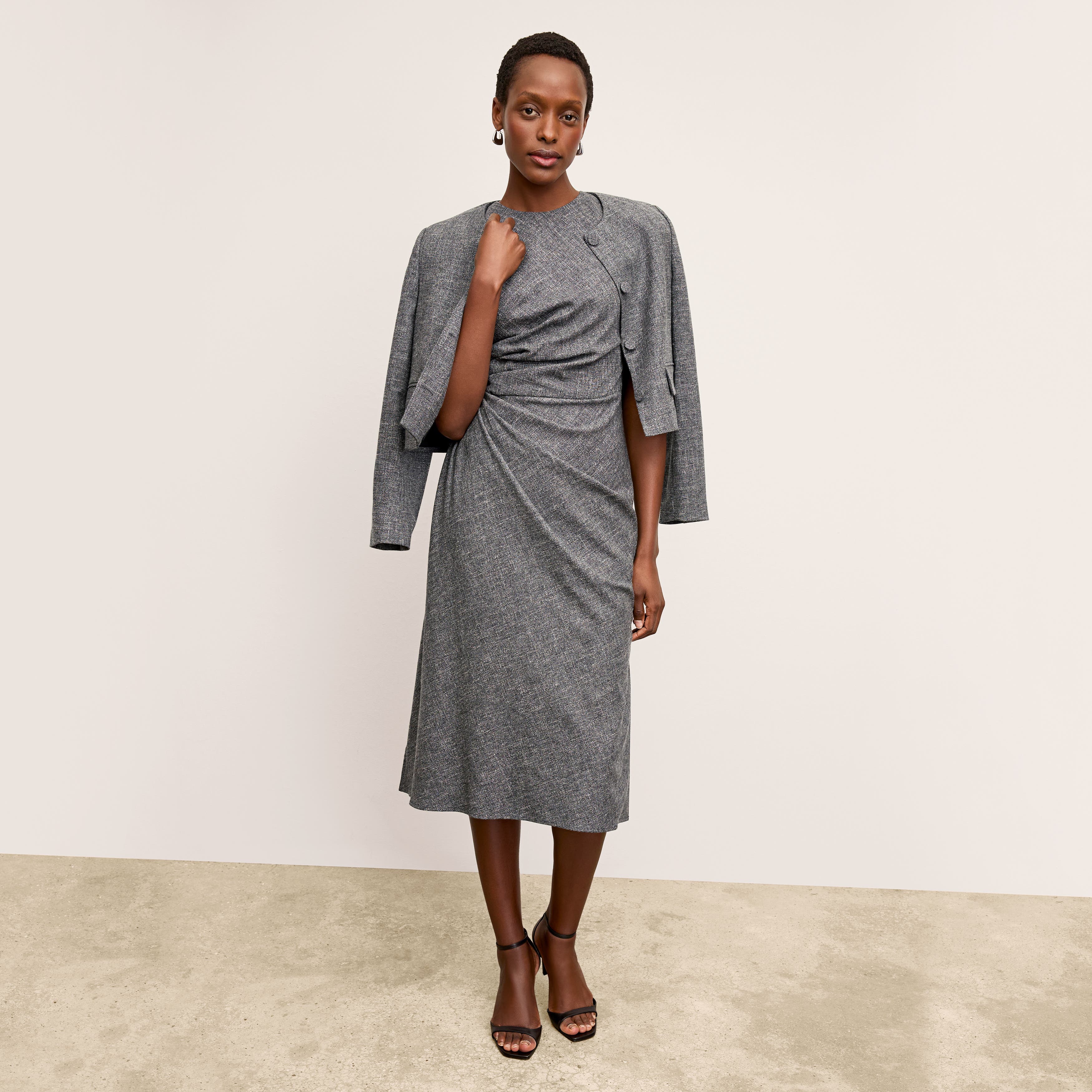 M.M.LaFleur Jeannine Dress - Crosshatch Suiting (Women) | Nordstrom