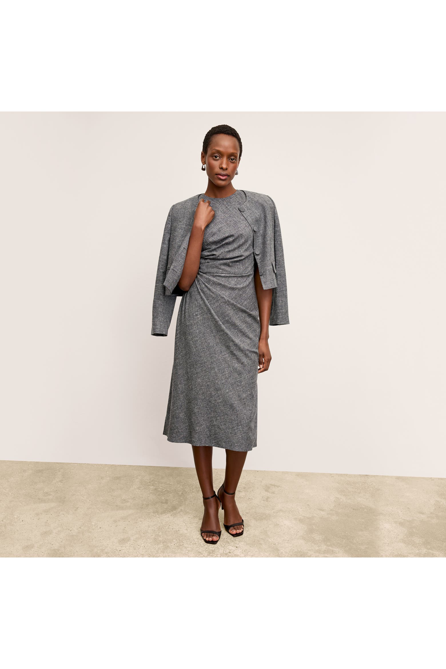 Cross Hetch M.M.LaFleur Jeannine Dress - Crosshatch Suiting (Women) | Nordstrom
