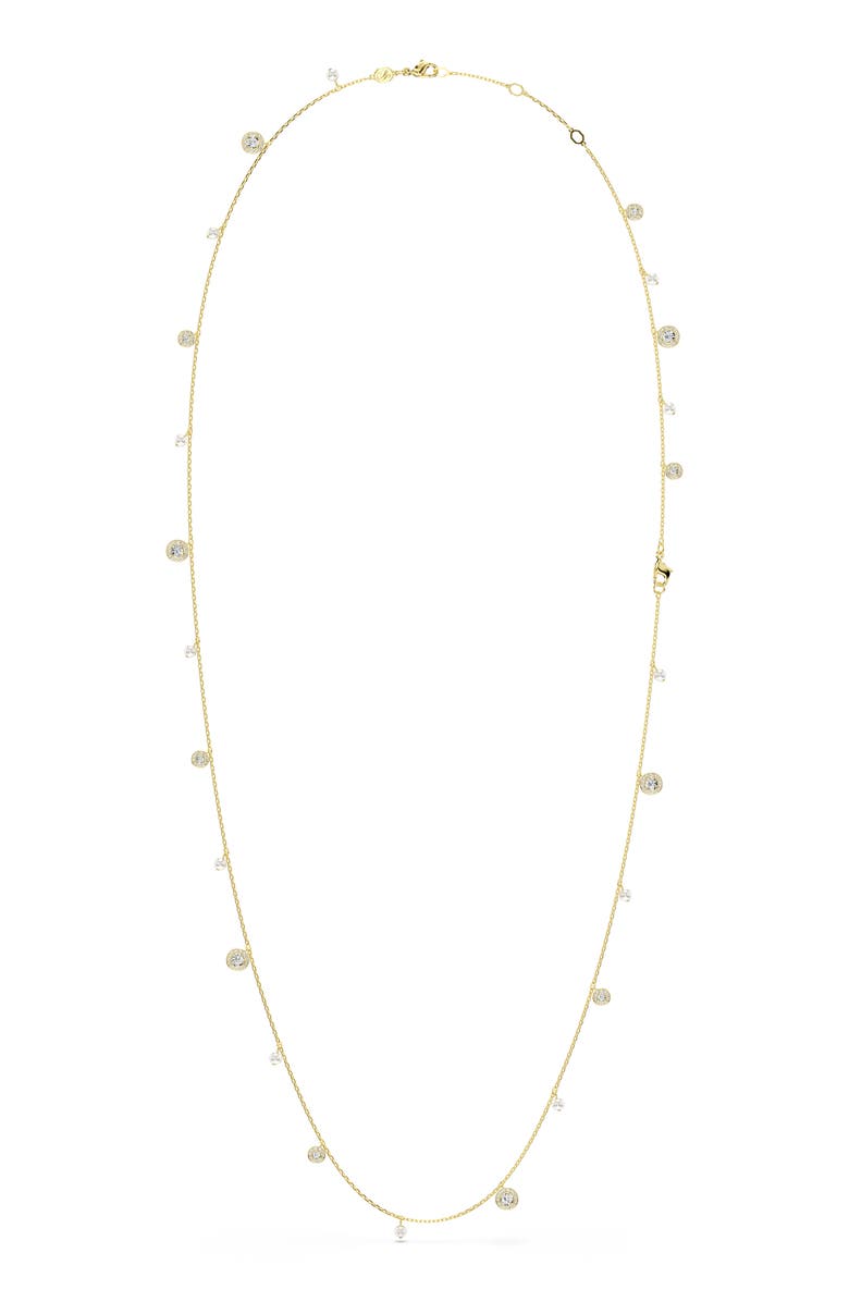 Swarovski Una Angelic Strandage Necklace, Alternate, color, Gold/ White