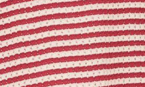 Blu Pepper Stripe Cotton Blend Sweater In Multi