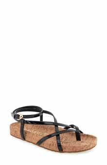 Aerosoles Leera Ankle Strap Flat Sandal