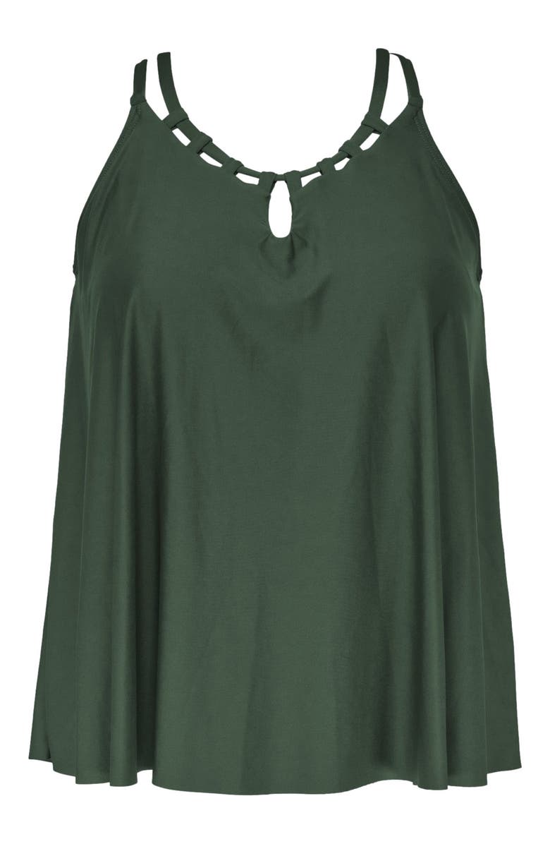 Sunsets Escape Sadie Tankini Swimsuit Top, Alternate, color, Island Green