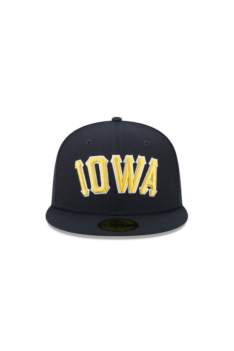 Men's New Era  Navy Iowa Cubs Theme Nights 59FIFTY Fitted Hat, Alternate, color, Navy