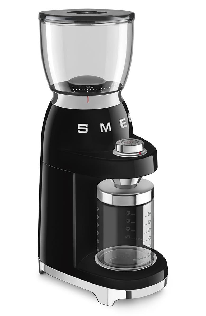smeg '50s Retro Style Espresso Grinder, Alternate, color, Black