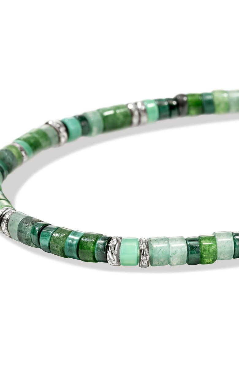 John Hardy Heishi Hardstones Bracelet, Alternate, color, Silver