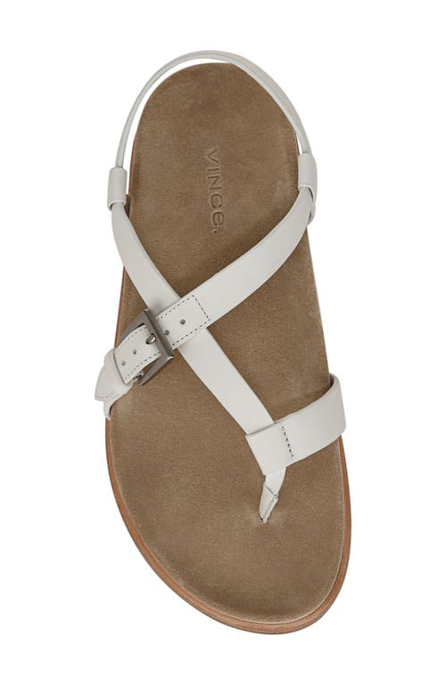 Vince Franca Leather Strappy Sandal In Milk