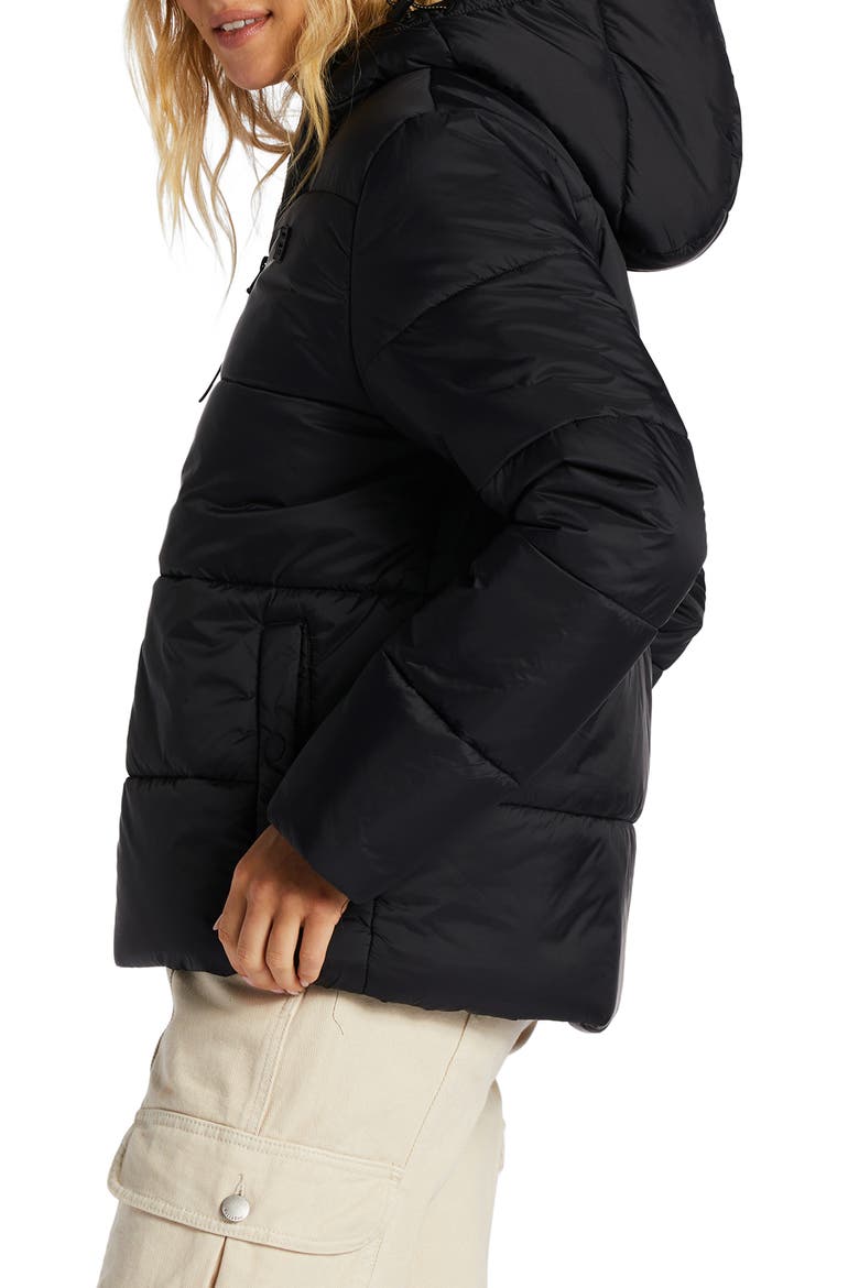 Transport Puffer Coat, Alternate, color, BLACK