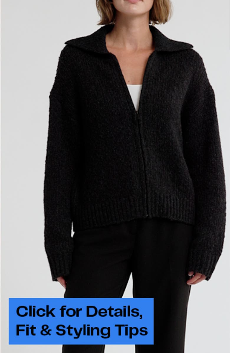 Zip-Up Cardigan, sales video thumbnail