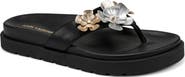 KARL LAGERFELD PARIS Hayze Fleur Flip Flop