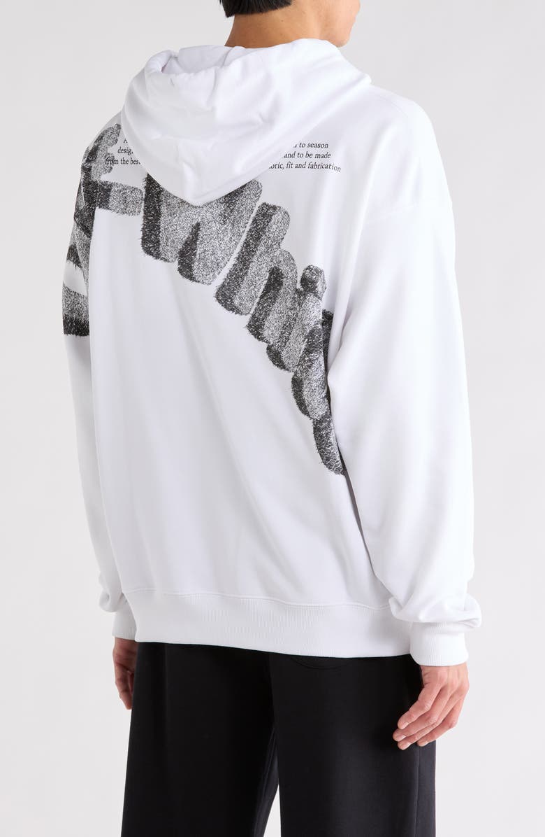 Off-White Logo Skate Hoodie, Alternate, color, White-Black
