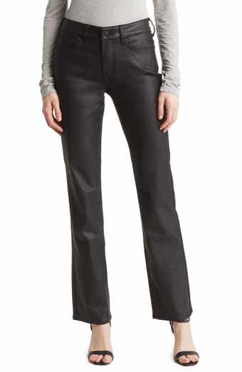 NYDJ Marilyn Coated Straight Leg Jeans