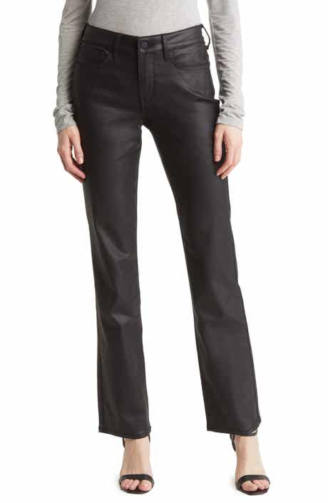 NYDJ Marilyn Coated Straight Leg Jeans