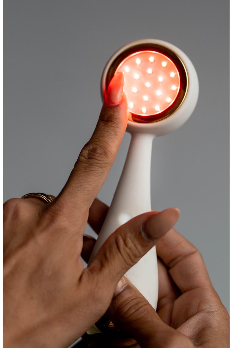 Clean Redvolution Red LED Light Therapy & Facial Cleansing Device, Alternate, color, CREAM