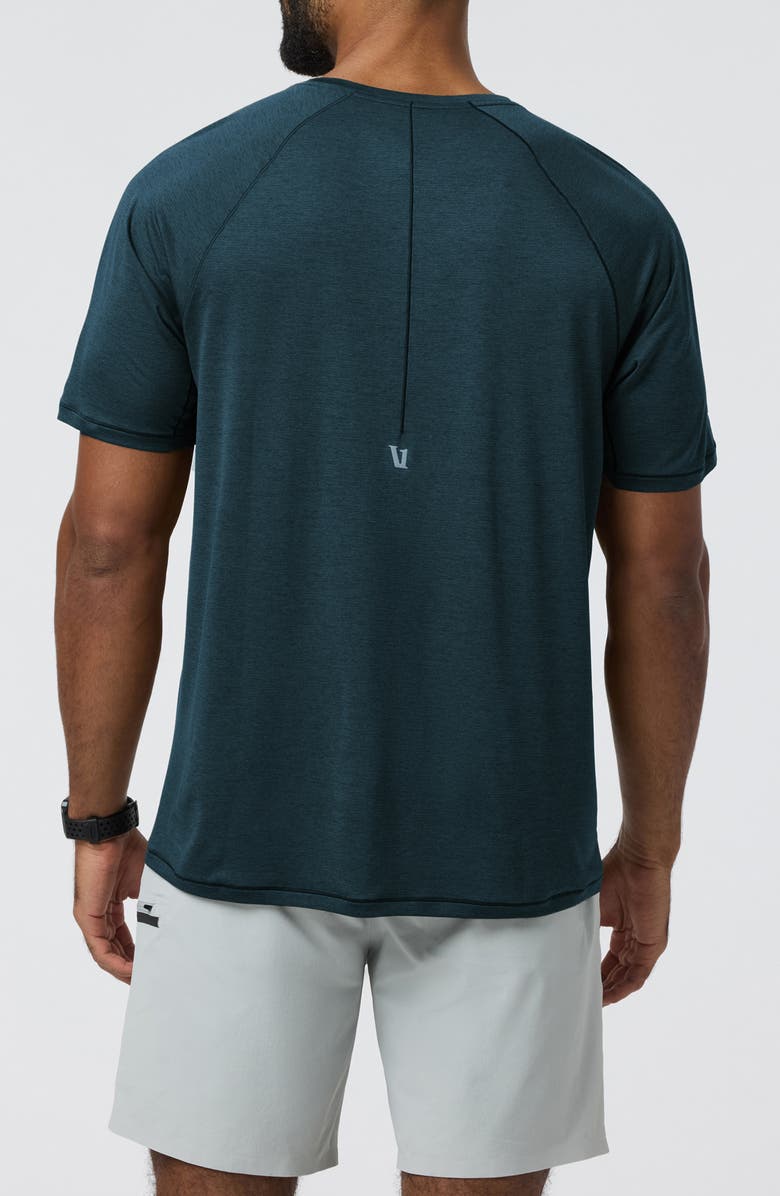 Vuori Short Sleeve Precept Tech Tee, Alternate, color, Moss Green