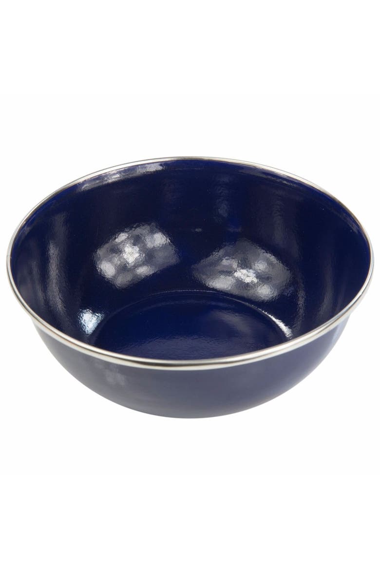 Great Outdoors Enamel Camping Bowl, Main, color, Blue