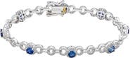 SUZY LEVIAN Lab Created Sapphire Tennis Bracelet