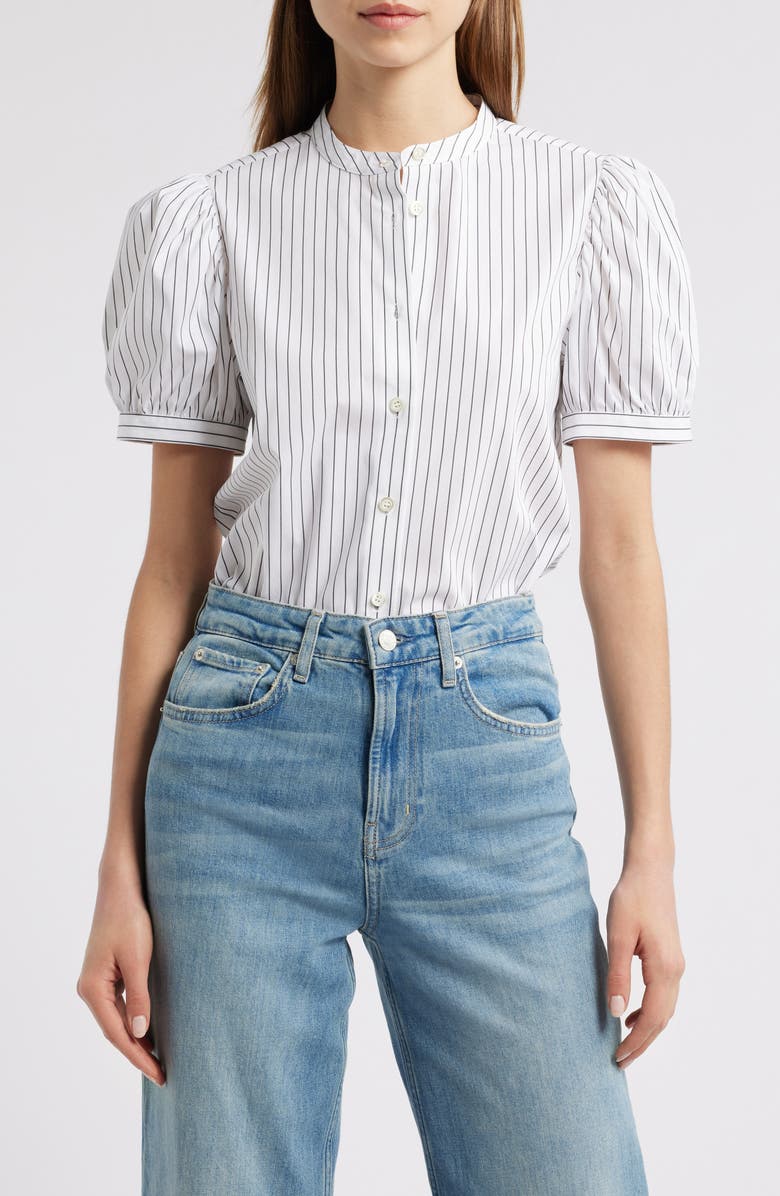 FRAME The Gathered Puff Sleeve Shirt, Main, color,