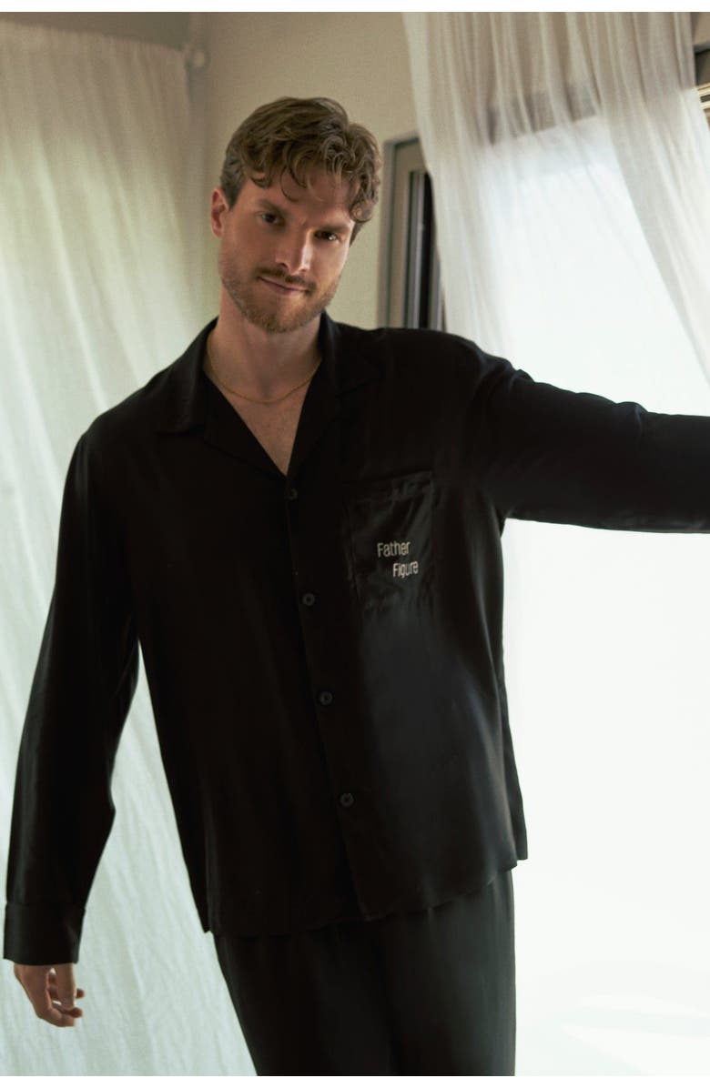 House Of Silk Dornan Shirt, Alternate, color, Black